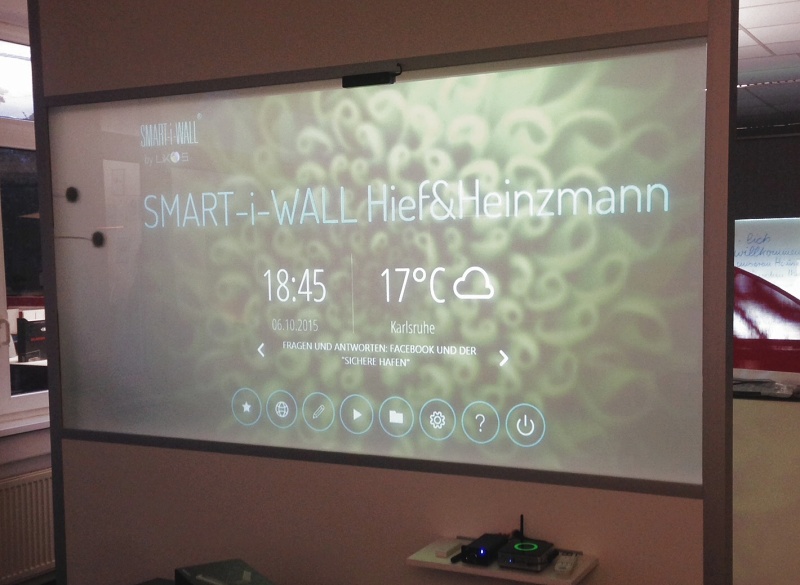 Další interaktivní příčka SMART-i-WALL v Německu
