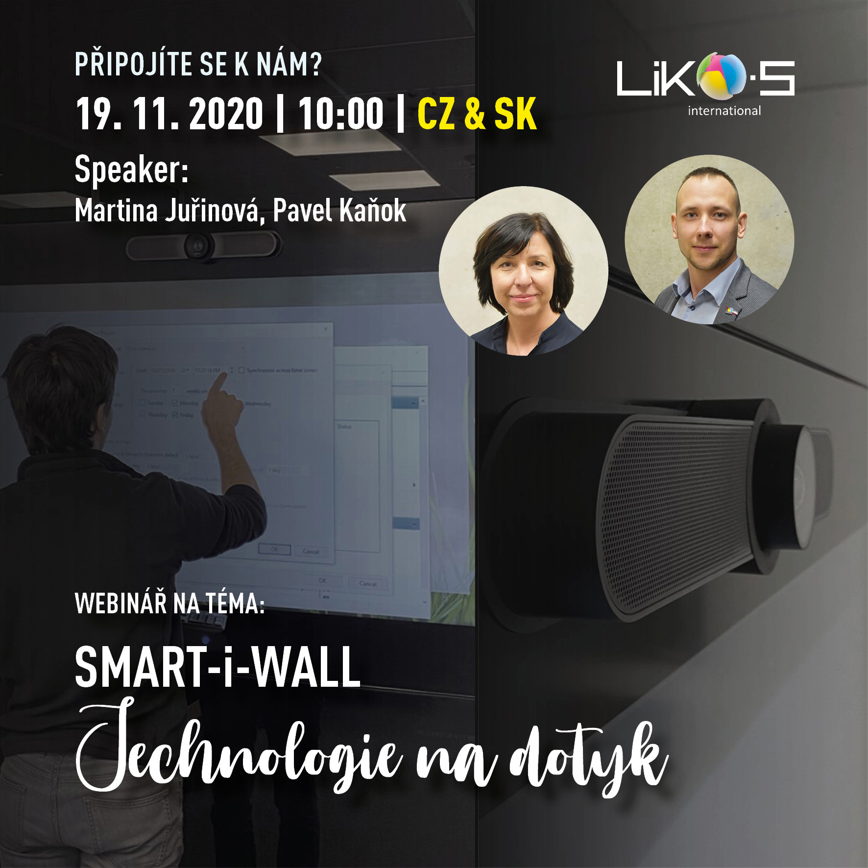 Webinář | SMART-i-WALL – Technologie na dotyk