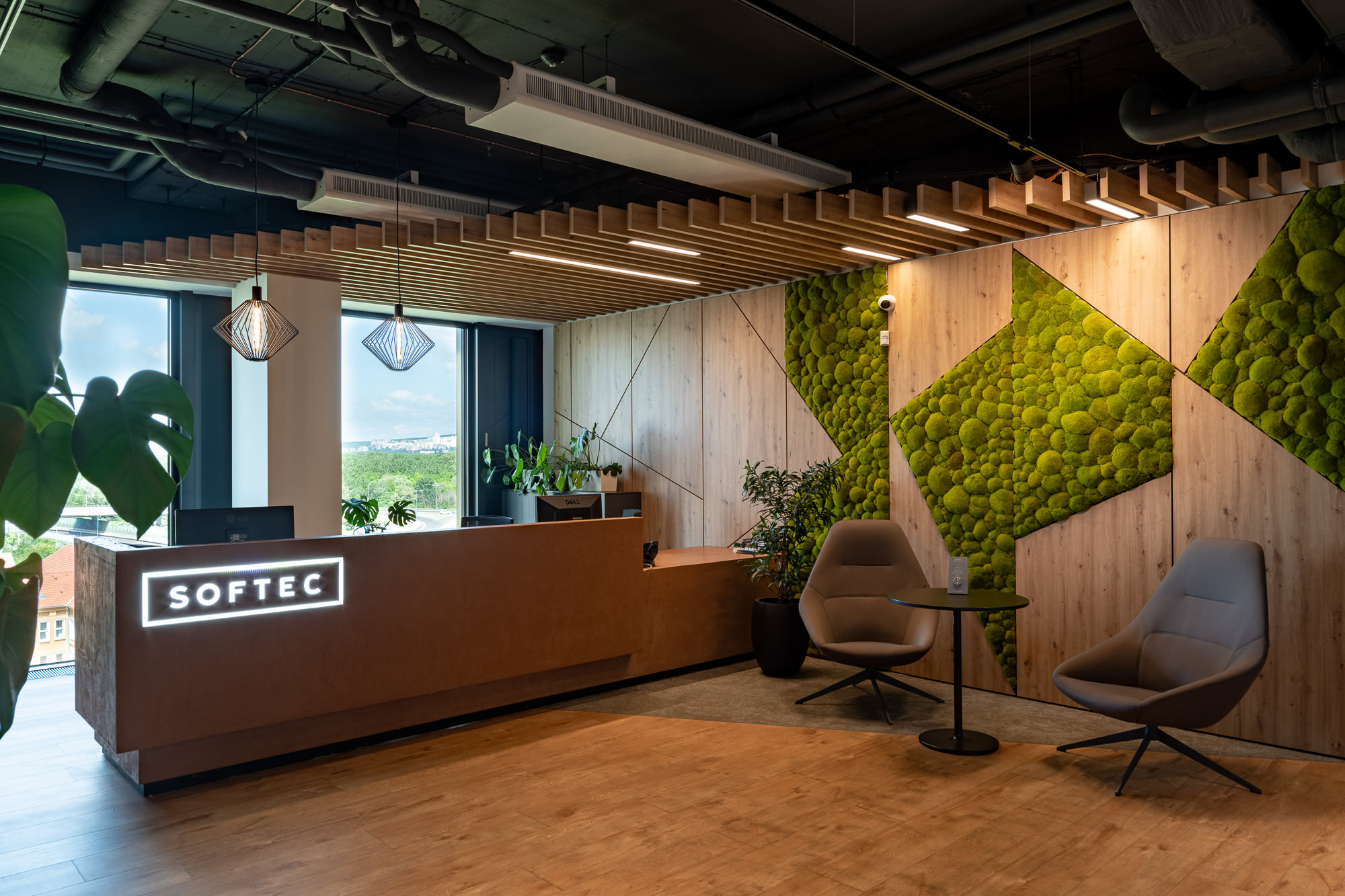 Titul Zdravá kancelář pro interiéry firmy Softec v Bratislavě
